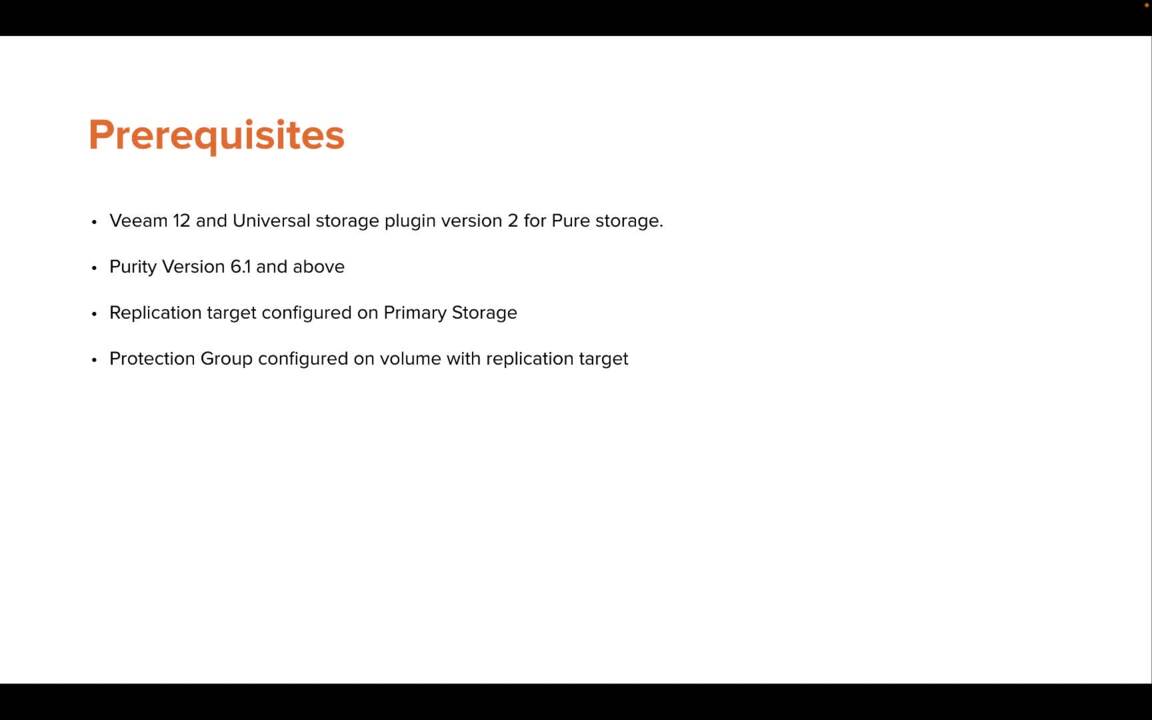 Veeam Pure Storage Volume Snapshot Replication | Everpure