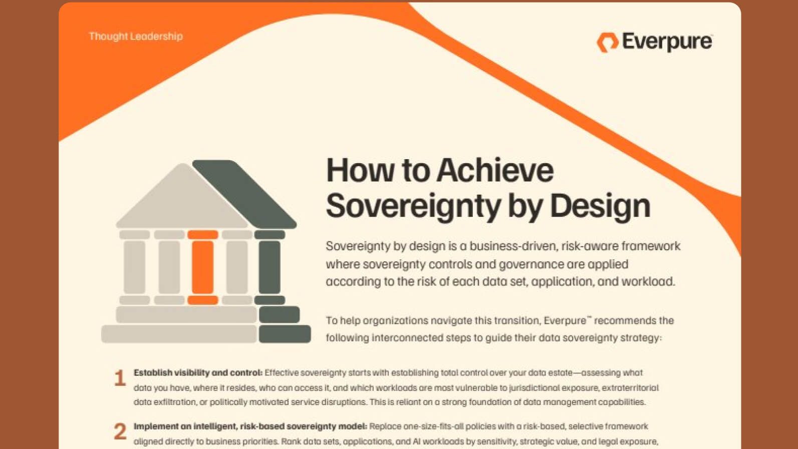 How to Achieve Sovereignty by Design: A Guide