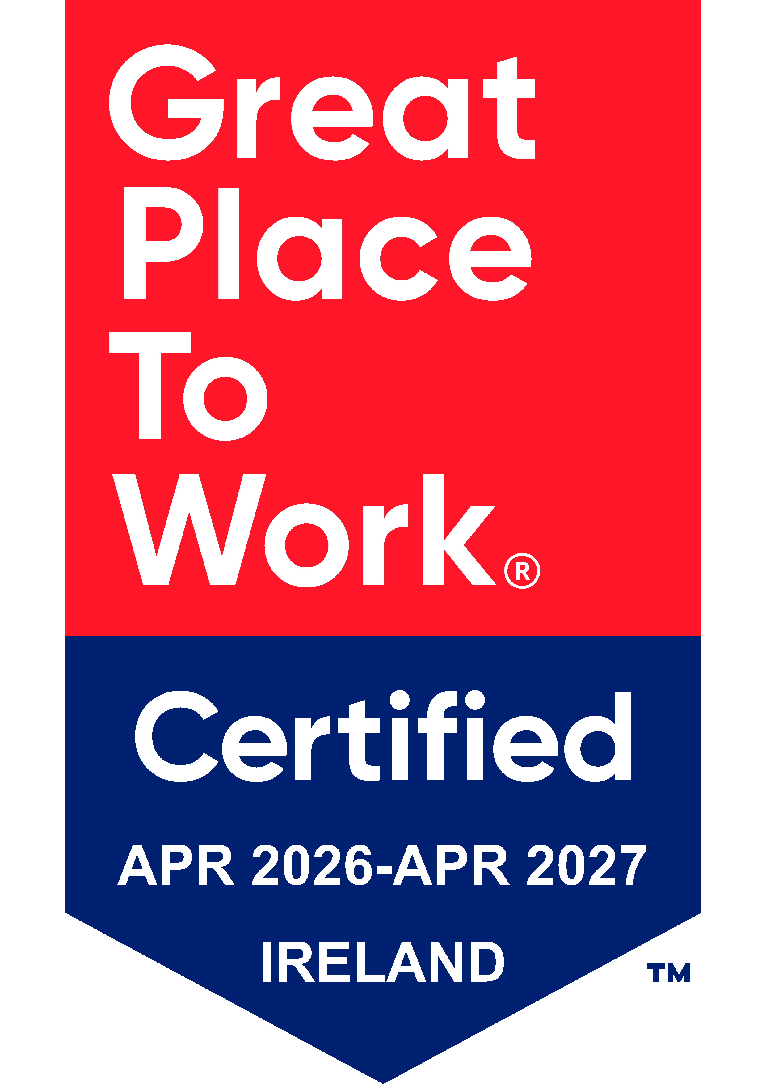 Great Place to Work certified badge