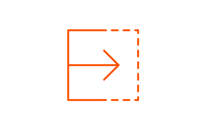 Arrow Indicating Forward Direction