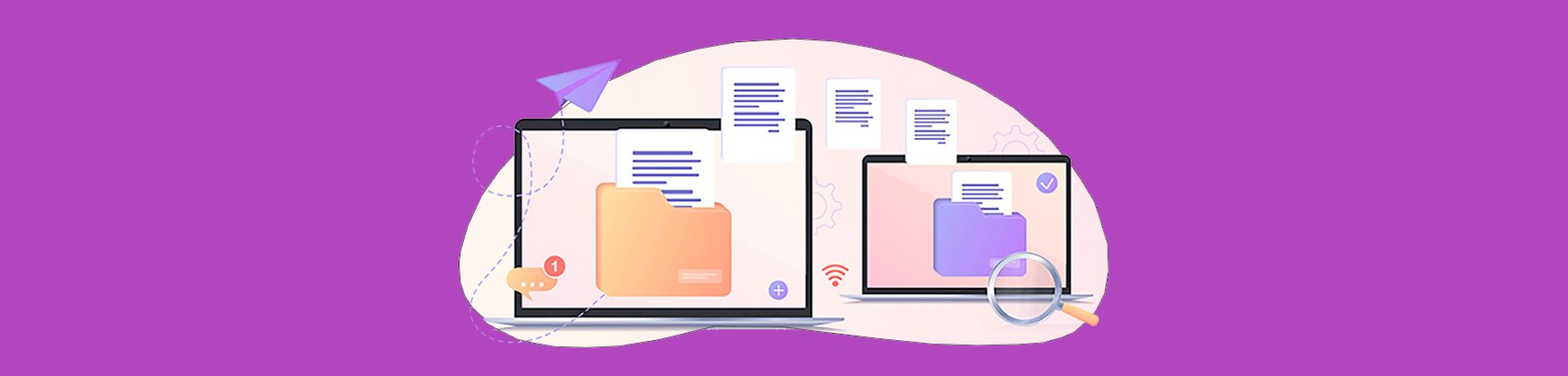 File transfer. Files transferred encrypted form. Program for remote connection between two computers. Full access to remote files and folders. Data Center concept based. Business organization. Web; Shutterstock ID 1961131231; purchase_order: 24601; job: ; client: ; other: 