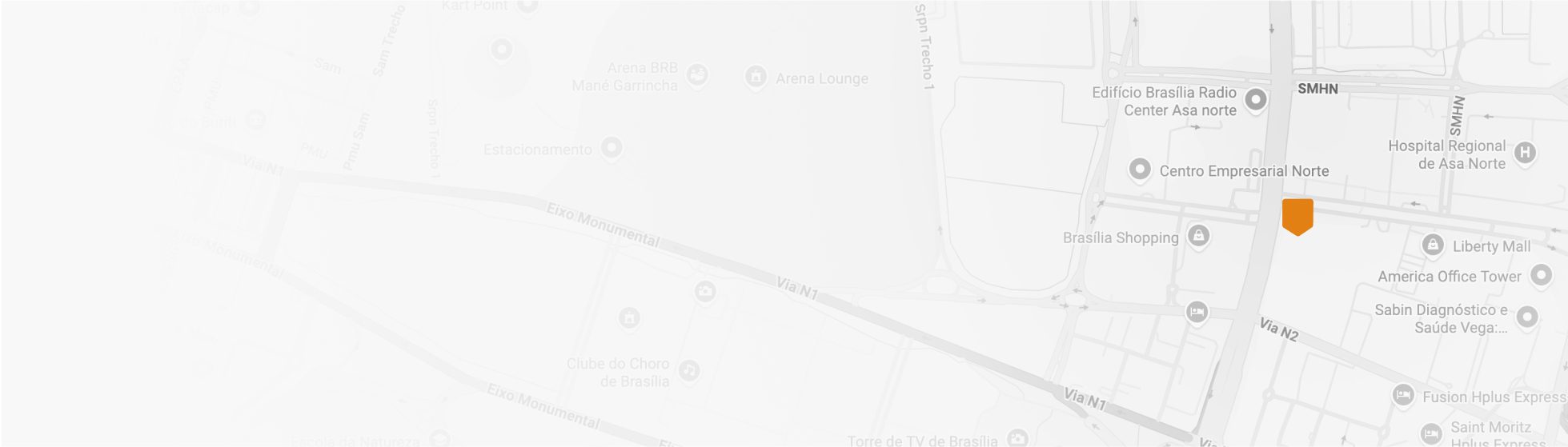 Map pinpointing location of the Everpure office in Brazil