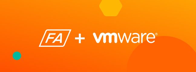 FlashArray + VMware partnership logo
