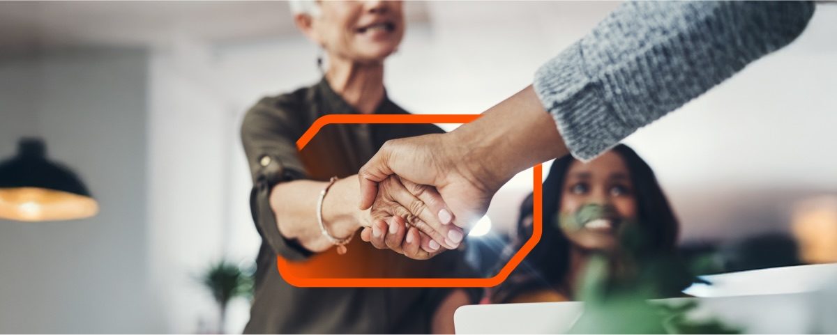 Handshake Signifying Collaboration and Partnership